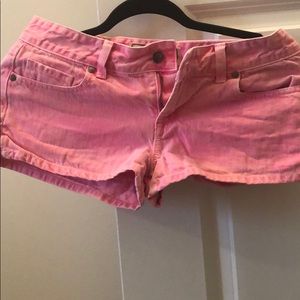 pink shorts